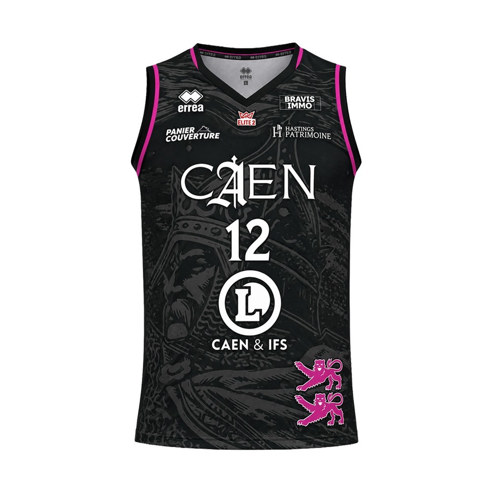 Maillot officiel du CBC saison 2026/2027 - Boutique Caen Basket Calvados