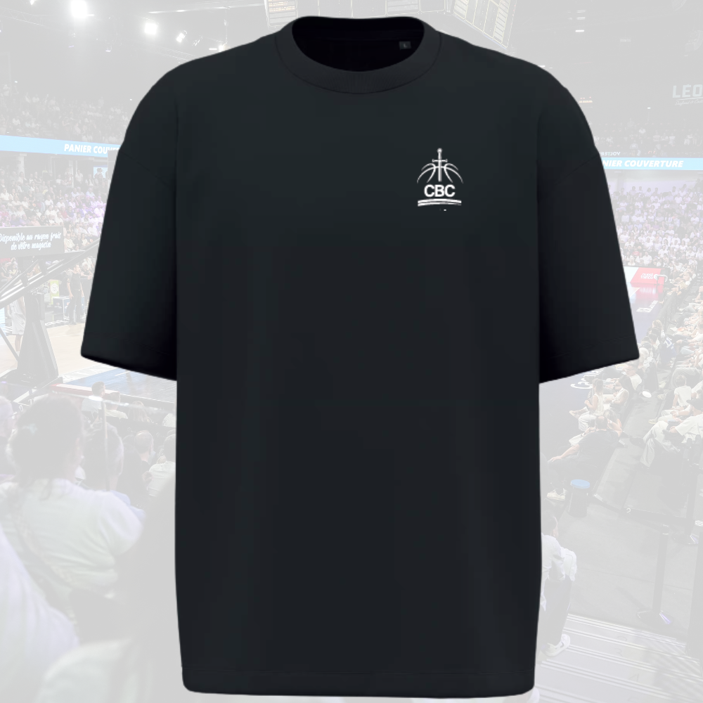 T-shirt unisexe oversize manches courtes - CBC