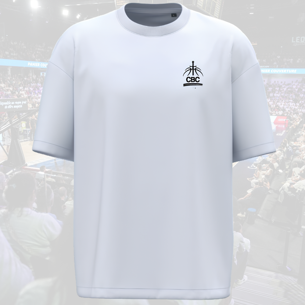 T-shirt unisexe oversize manches courtes - CBC