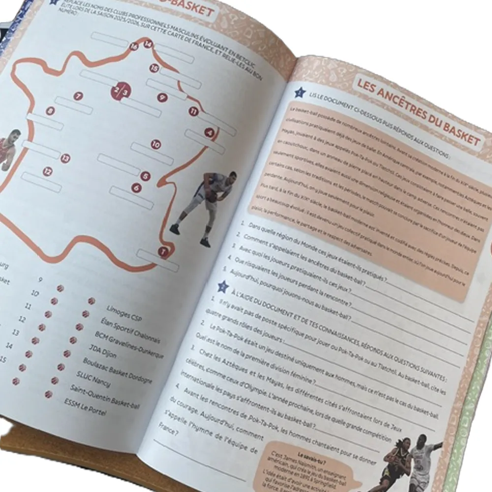 cahier de vacances du cbc ouvert