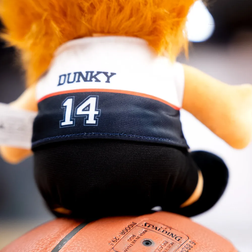 Peluche Dunky 20 cm mascotte avec maillot du CBC