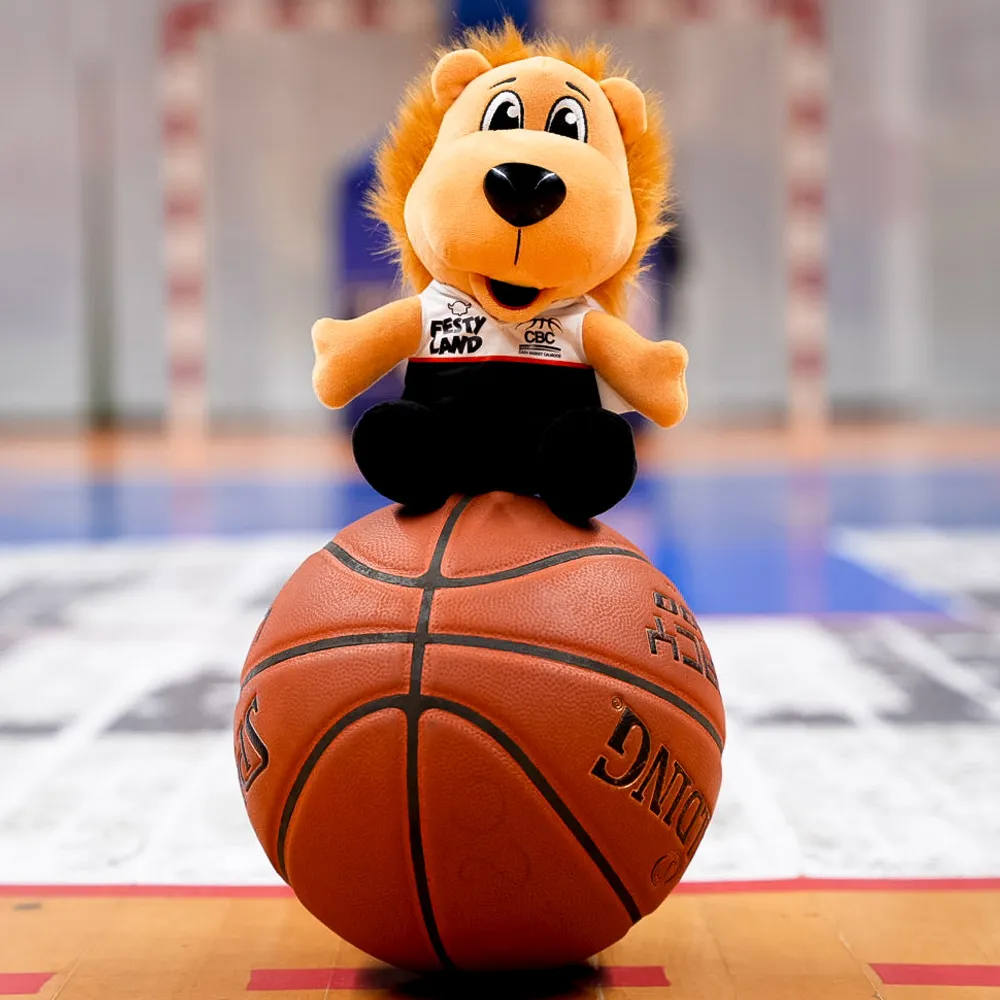 Peluche Dunky 20 cm mascotte avec maillot du CBC