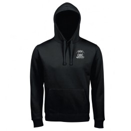 Sweat à capuche noir homme CBC
