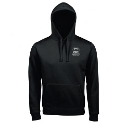 Sweat à capuche noir homme CBC