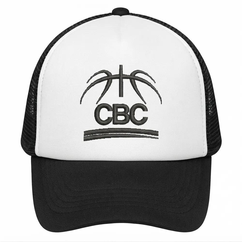 Casquette filet enfant noir et blanc taille unique - CBC